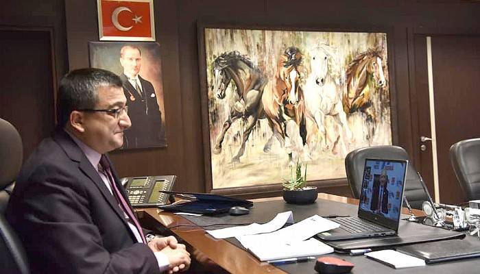 Öz Kılıçdaroğlu ile video konferansa katıldı