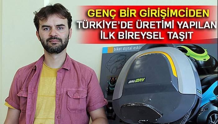 Genç girişimci elde taşınabilen taşıt üretti