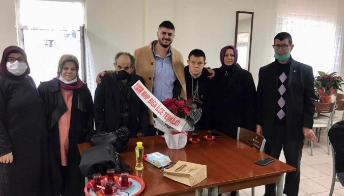 BAŞKAN ALTINKAYA'DAN DOWN SENDROMU FARKINDALIK GÜNÜ ZİYARETİ