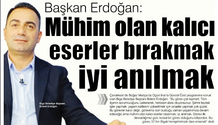 Başkan Erdoğan: Mühim olan kalıcı eserler bırakmak, iyi anılmak