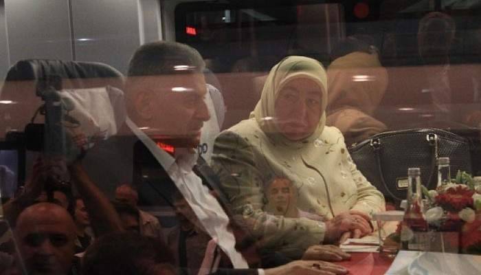 Başbakan Binali Yıldırım, hızlı trenle Ankara’ya geldi