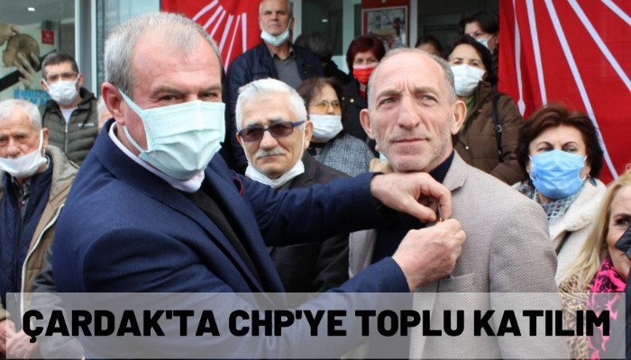 Çardak'ta CHP'ye Toplu Katılım