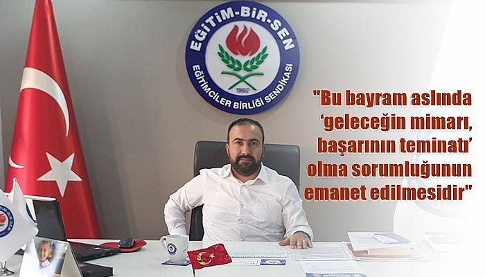  Eğitim-Bir-Sen Çanakkale Başkanı Can'dan 19 Mayıs Mesajı