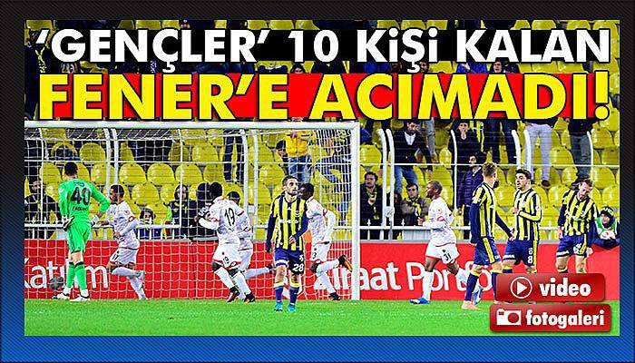 Fenerbahçe Gençlerbirliği maçı geniş özeti ve golleri izle