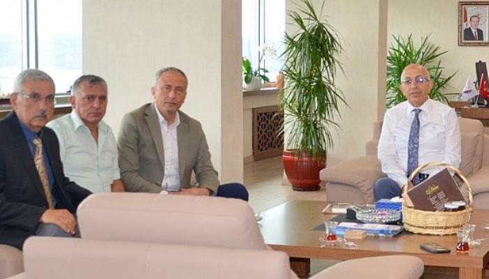 Gökçeada Belediye Başkanından Rektör Prof. Dr. Sedat Murat'a ziyaret