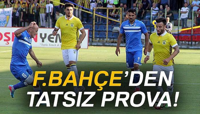 Fenerbahçe'den tatsız prova! Fenerbahçe 2 - 3 Juventus Bucureşti