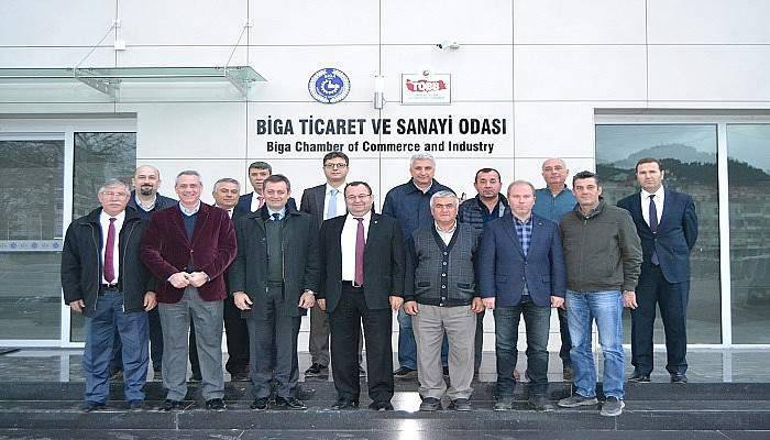  Biga Ticaret Borsası’ndan Biga TSO’ya ziyaret