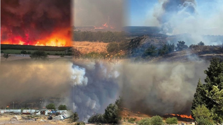 Trakya’dan Ege’ye Ateş Hattı, Yangın Zinciri Çanakkale’yi sardı