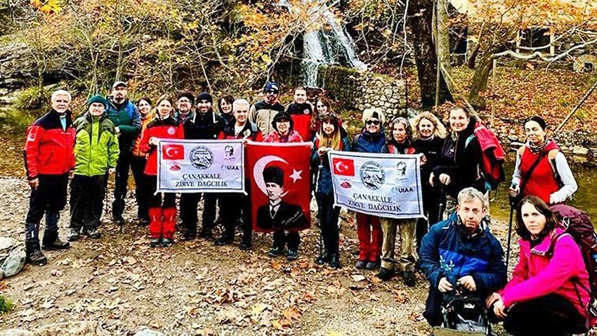 Muhteşem doğada yürüdüler