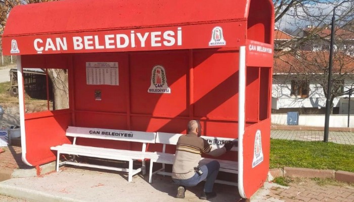Çan Belediyesi Çevre Koruma Müdürlüğü çalışıyor
