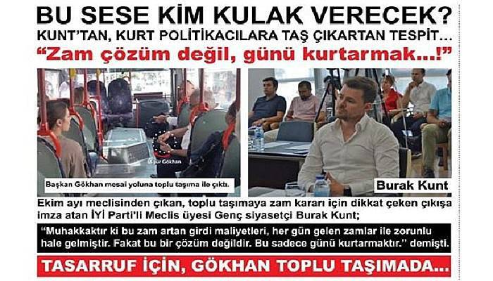 KUNT’ TAN, KURT POLİTİKACILARA TAŞ ÇIKARTAN TESPİT…