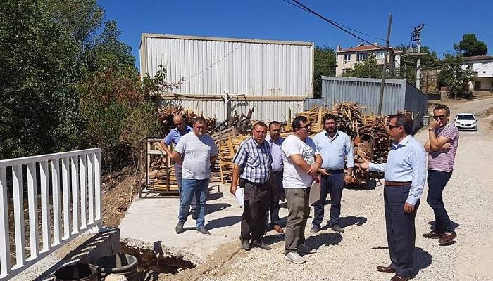 Çan’da köprü inşaatı teslim alınarak hizmete açıldı