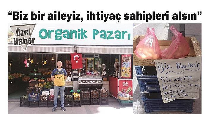 'Biz bir aileyiz, ihtiyaç sahipleri alsın'