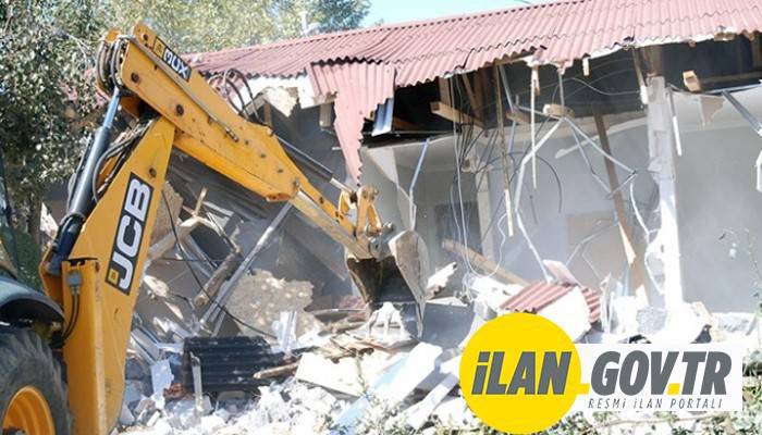 KAÇAK YAPILARIN YIKILMASI İŞİ İHALE EDİLECEK