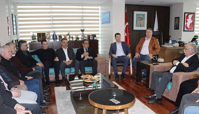 CHP ilçe başkanlarından Ülgür Gökhan’a destek ziyareti