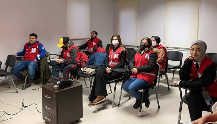KIZILAY'DAN GÖNÜLLÜLERE AFET EĞİTİMİ