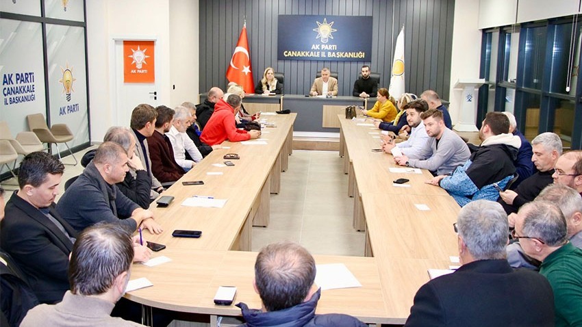 AK Parti Çanakkale İl Teşkilatı Toplandı