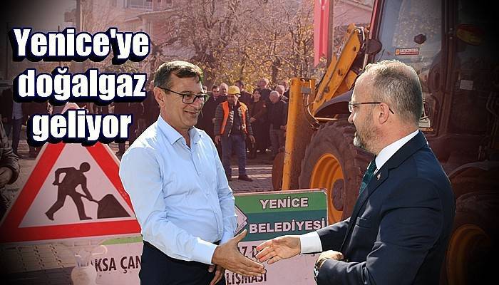 Yenice’de doğalgaz çalışmaları başladı