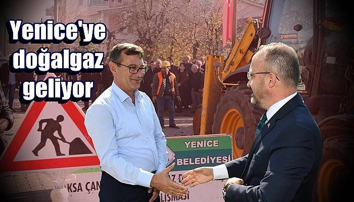 Yenice’de doğalgaz çalışmaları başladı