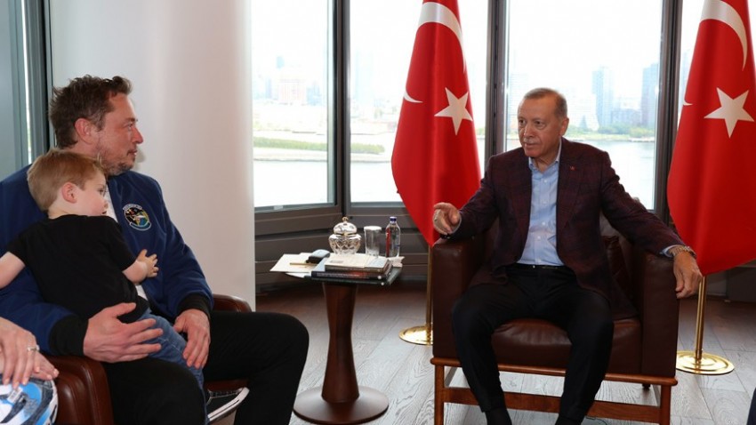 Cumhurbaşkanı Erdoğan, Tesla ve SpaceX’in kurucusu Musk’ı kabul etti