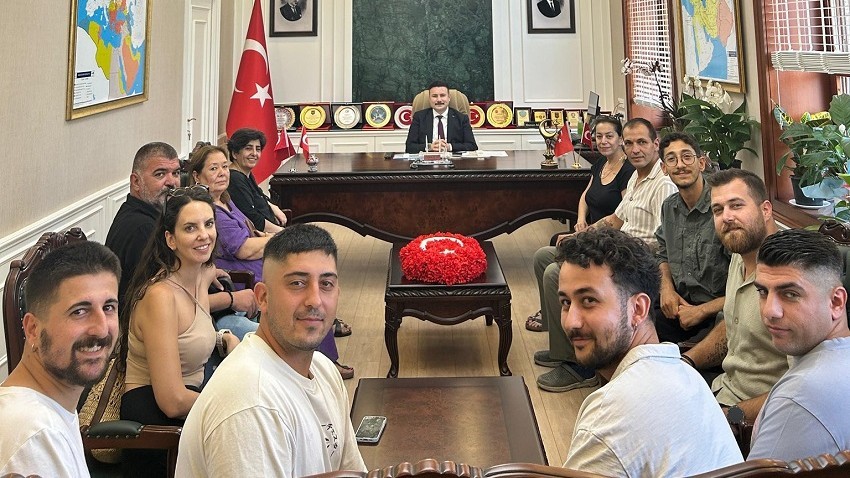 Gökçeada Kaymakamı Osman Acar’a “hayırlı olsun” ziyaretleri
