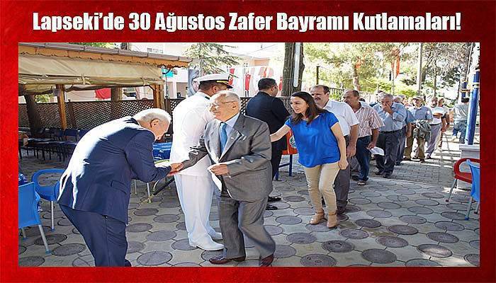  Lapseki’de 30 Ağustos zafer bayramı kutlamaları