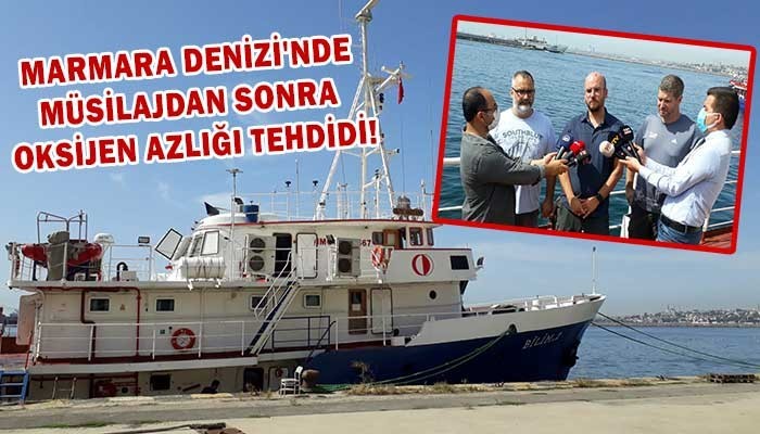 Marmara Denizi'nde müsilajdan sonra oksijen azlığı tehdidi! (VİDEO)