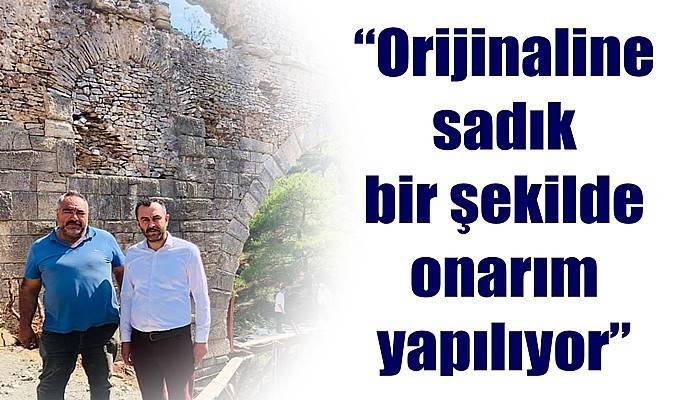 'Orijinaline sadık bir şekilde onarım yapılıyor'