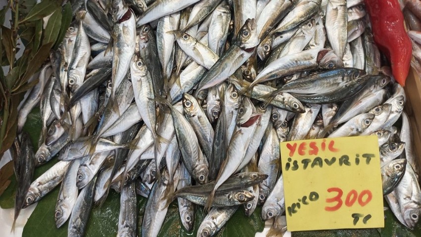 Balık tezgahlarında fiyatlar dikkat çekiyor
