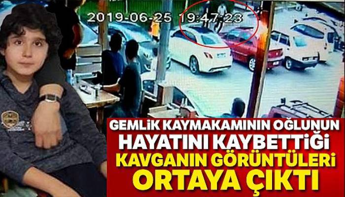 Kaymakamın oğlunun hayatını kaybettiği kavga güvenlik kamerasında