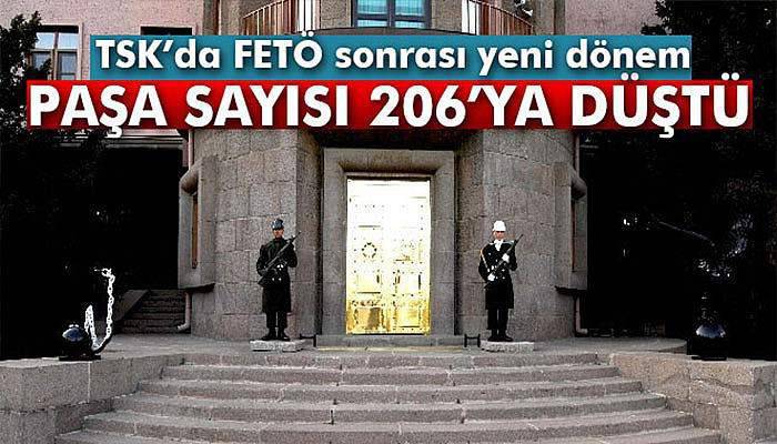 9 bin 341 subay ihraç edildi, paşa sayısı 206’ya düştü