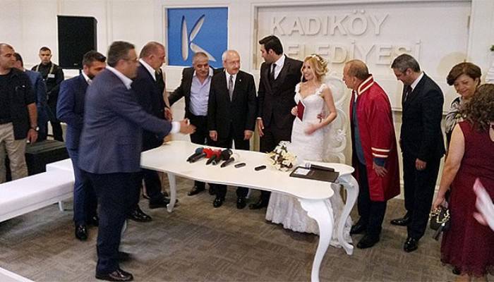  CHP Genel Başkanı Kılıçdaroğlu, nikah şahidi oldu