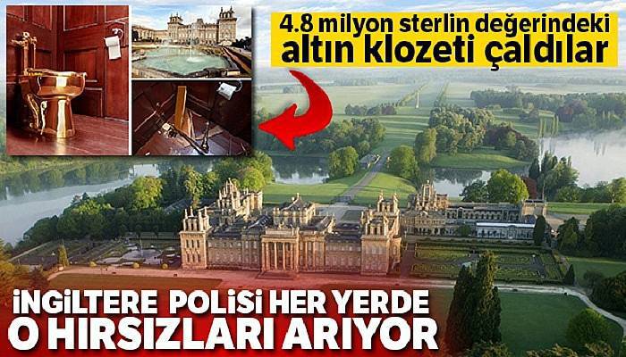 İngiltere saraydan çalınan altın klozet hırsızlarını arıyor