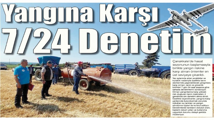 Yangına Karşı 7/24 Denetim