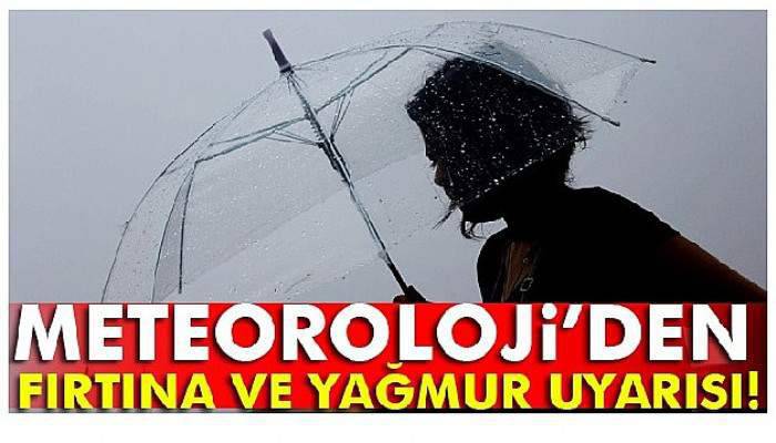 Meteorolojiden Ege'de fırtına ve yağmur uyarısı