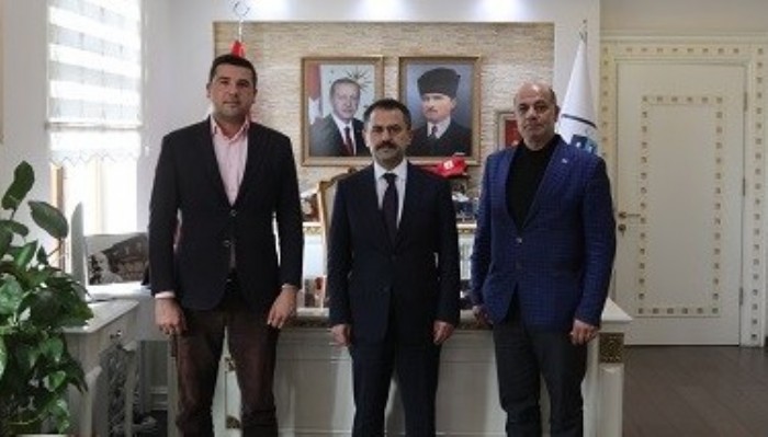 Gökçeada AK Parti ve MHP İlçe Başkanlarından Ziyaret