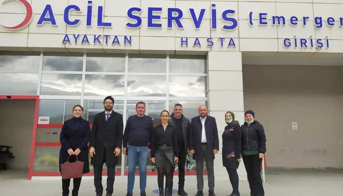 Baştürk'ten Çan Devlet Hastanesi'ne ziyaret