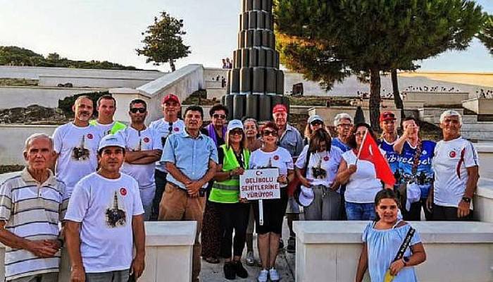 Gelibolu Seyyar Jandarma Taburu için yürüyüş ve anma töreni