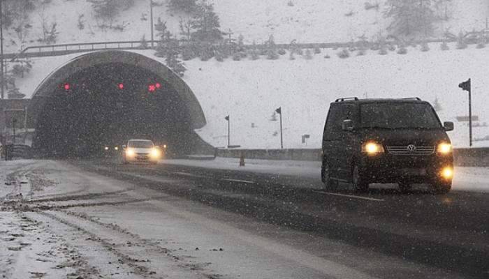  Bolu Dağı’nda yoğun kar yağışı