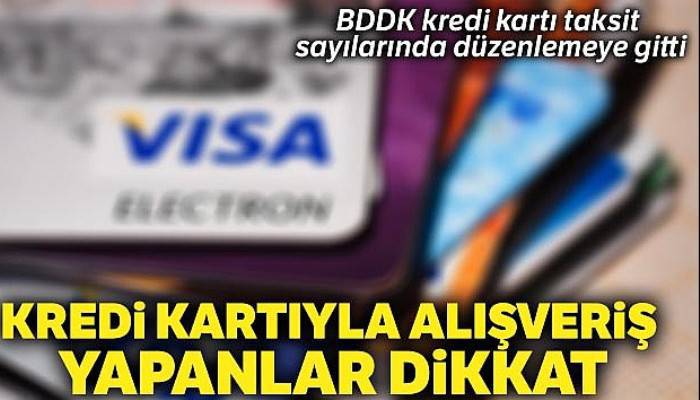 Kredi kartında taksit sayısı artırıldı