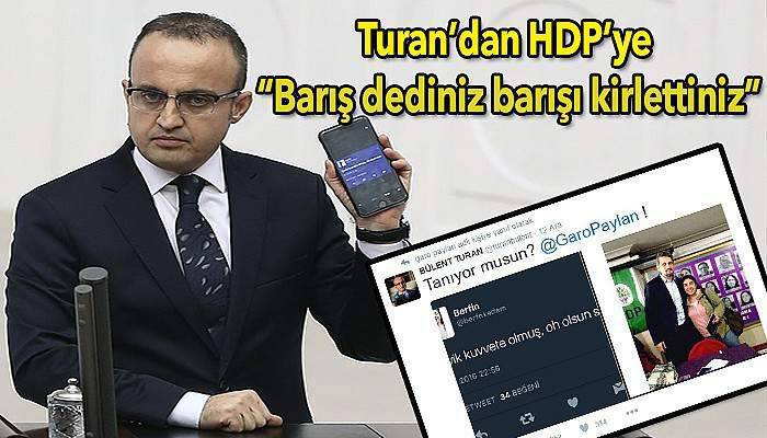 Turan, HDP'li vekile kürsüden ayar verdi