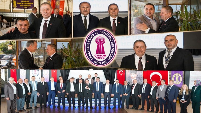 Çanakkale Esnaf Teşkilatından Ankara'da gururlandıran tablo