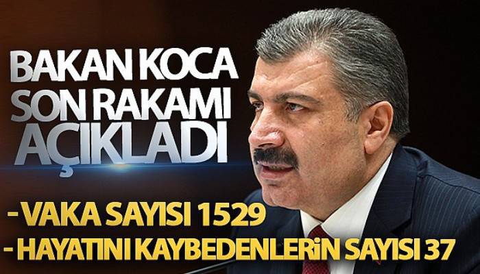 Bakan Koca rakamı açıkladı!