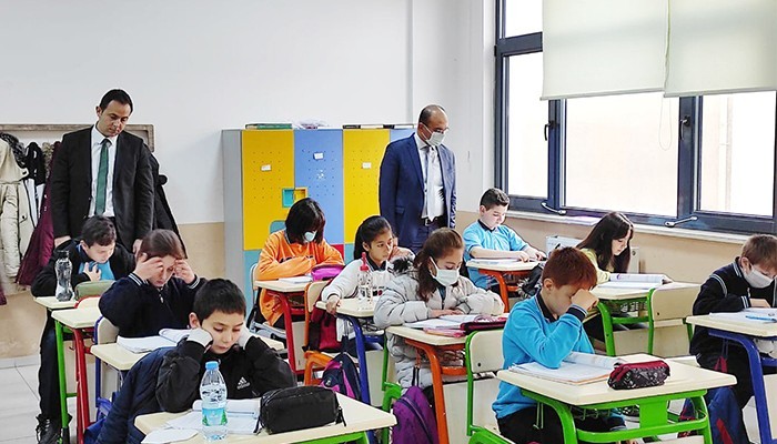 Kaymakam Abacı okul ziyaretinde bulundu