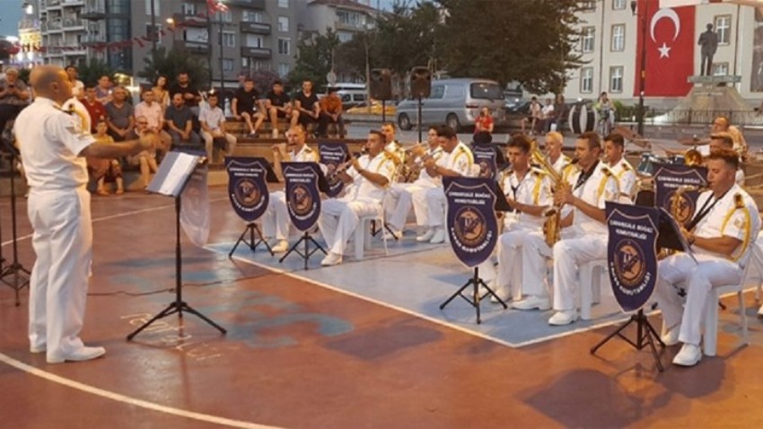 Kıbrıs Barış Harekatı'nın 50. Yılında Çanakkale'de Bando Konseri