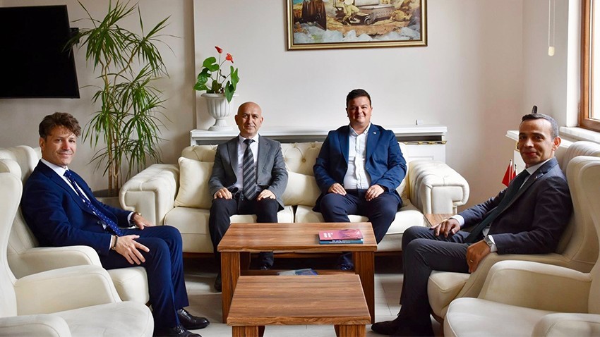 Başkan Soyuak’tan Kaymakam Koç’a Hayırlı Olsun Ziyareti