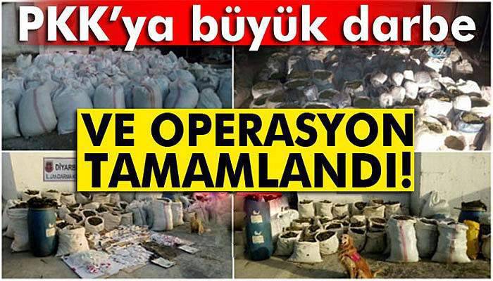 Diyarbakır'da operasyon tamamlandı