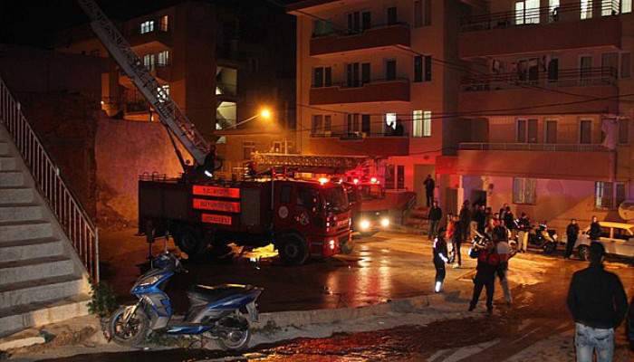 Kuşadası’nda korkutan yangın