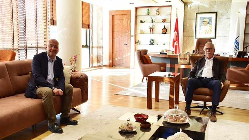 Başkan Adayı Yahya Göztepe'den Gökhan'a ziyaret