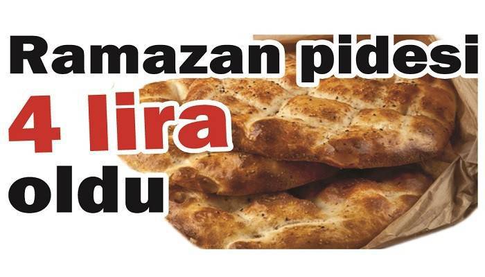 Ramazan pidesi 4 lira oldu